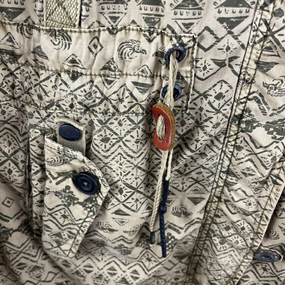 Khujo Brown Casual Cotton Vintage Inspired Jacket Women's Size XL - Picture 4 of 16